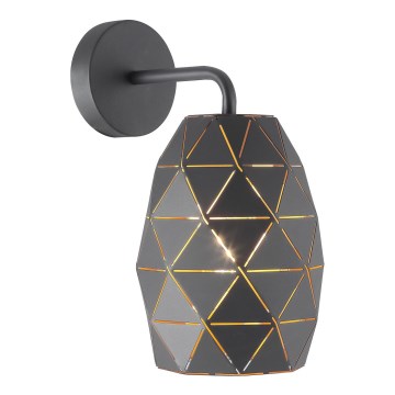 ITALUX - Zidna lampa HARLEY 1xE27/40W/230V antracit