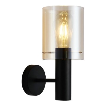 ITALUX - Zidna lampa SARDO 1xE27/40W/230V crno/zlatna