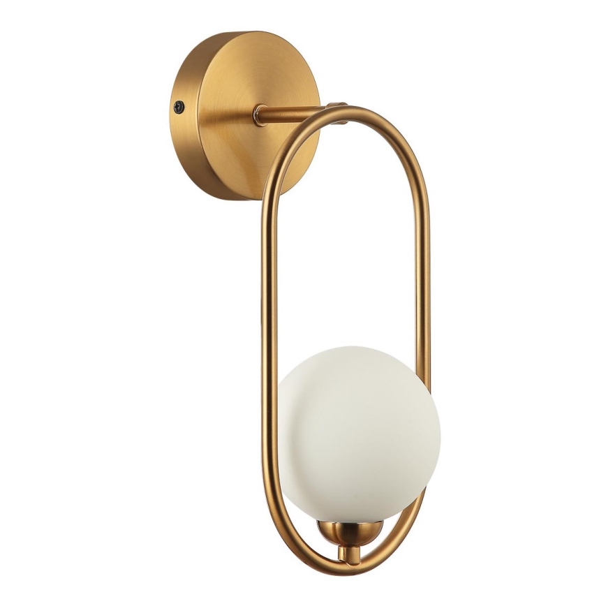 ITALUX - Zidno svetlo LUPUS 1xG9/25W/230V zlatno