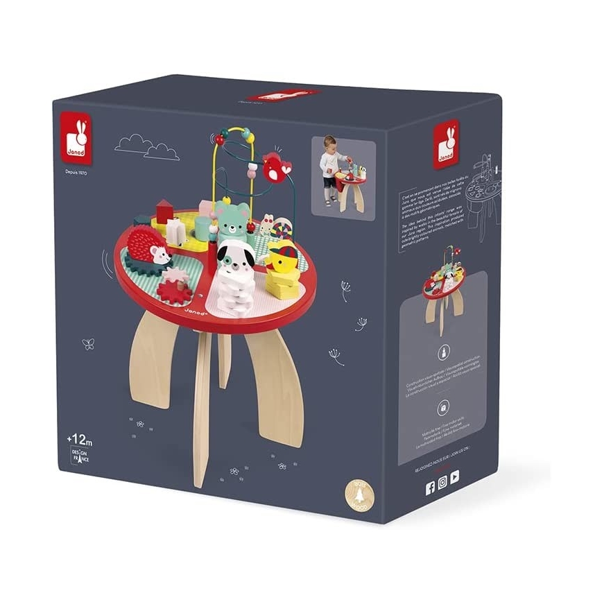 Janod - Dečiji interaktivni stočić BABY FOREST