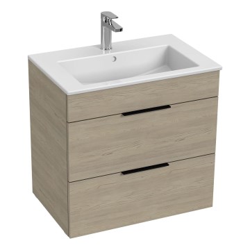 JIKA H4536021765141 - Kupatilski ormarić sa umivaonikom CUBE 60,7x65 cm jasen