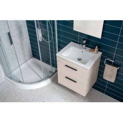 JIKA H4536021765141 - Kupatilski ormarić sa umivaonikom CUBE 60,7x65 cm jasen