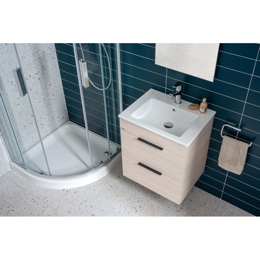 JIKA H4536021765141 - Kupatilski ormarić sa umivaonikom CUBE 60,7x65 cm jasen