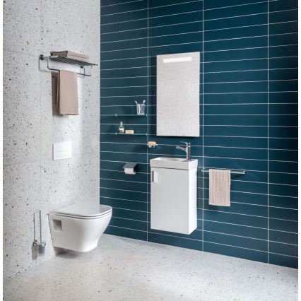 JIKA H45J5111753001 - Kupatilski ormarić sa umivaonikom PETIT 58,5x38,6 cm, beo