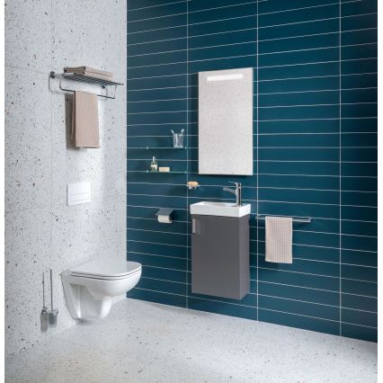 JIKA H45J5111753011 - Kupatilski ormarić sa umivaonikom PETIT 58,5x38,6 cm, sivi