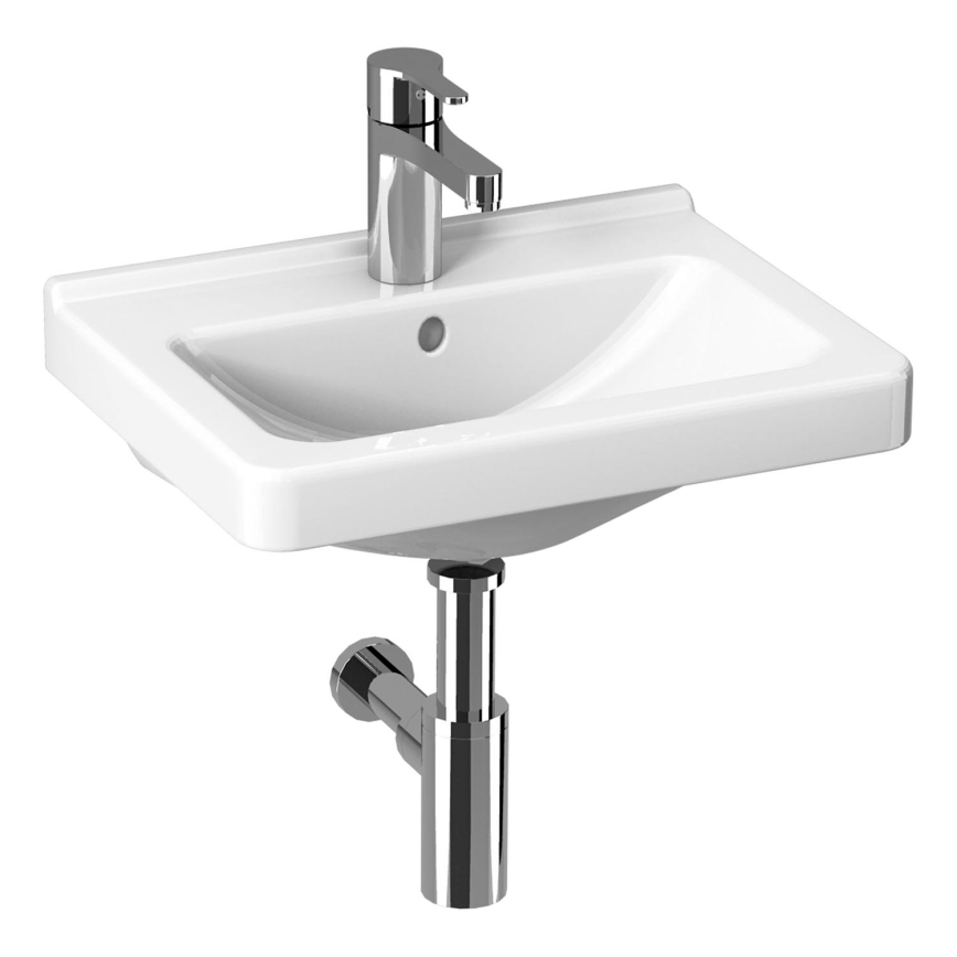 JIKA H8114220001041 - Zidni umivaonik CUBITO 45x34 cm keramika/bela