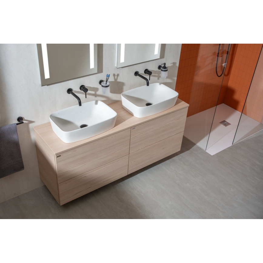 JIKA H8183827571041 - Umivaonik za ploču LYRA 55x40 cm keramika/matna bela