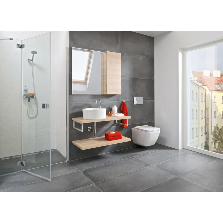 JIKA H8184200001121 - Nadgradni umivaonik CUBITO, prečnik 40 cm, keramika/bela