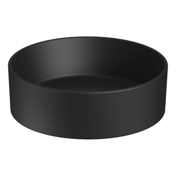 JIKA H8184207161121 - Nadgradni umivaonik CUBITO prečnika 40 cm keramika/matna crna