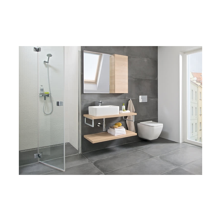 JIKA H8184230001121 - Umivaonik za ugradnju na radnu ploču CUBITO 50 x 35 cm keramika/bela