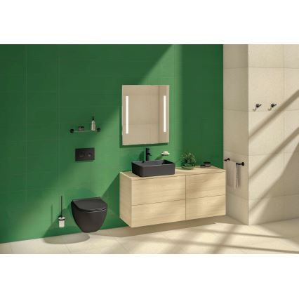 JIKA H8184237161121 - Umivaonik za ploču CUBITO 50x35 cm keramika/mat crna