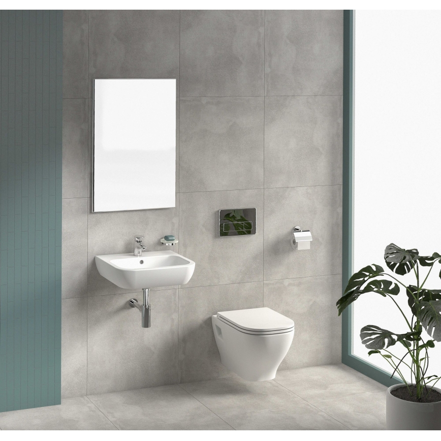 JIKA H8666160000001 - Viseća WC šolja DEEP keramika/bela + WC daska DEEP duroplast/bela sa prigušiva