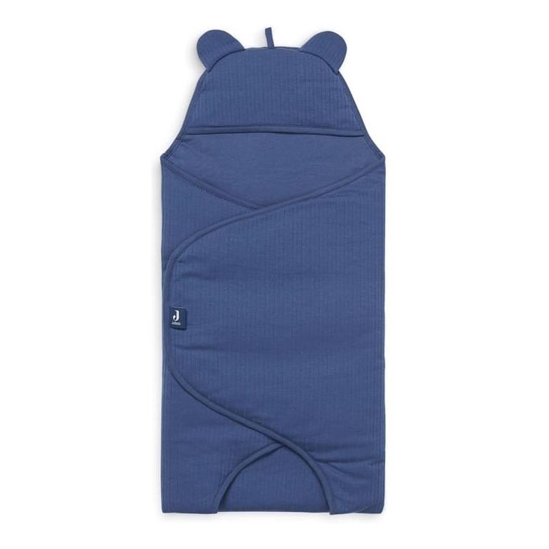 Jollein - Povoj za bebe pamučni BASIC STRIPE 100x105 cm Jeans Blue