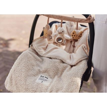 Jollein - Vreća za autosedište BOUCLE 42x82 cm Boucle Naturel