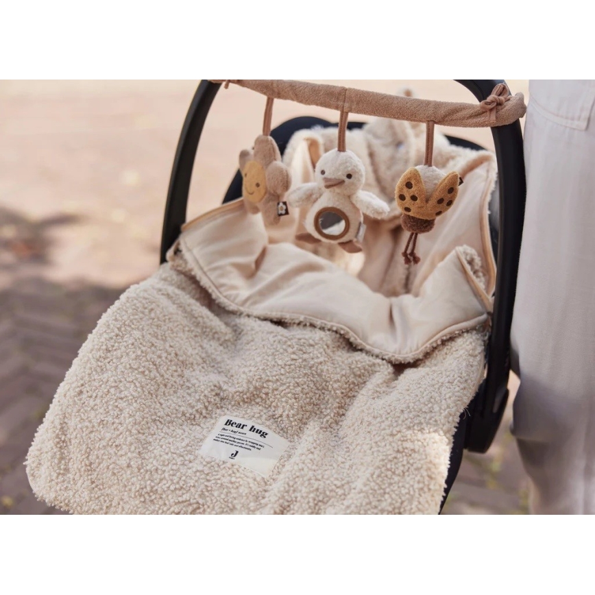 Jollein - Vreća za autosedište BOUCLE 42x82 cm Boucle Naturel