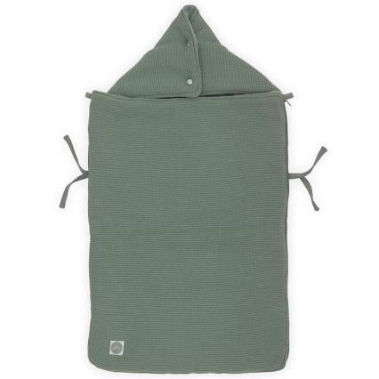 Jollein - Vreća za autosedište fleece BASIC KNIT 42x82 cm Ash Green