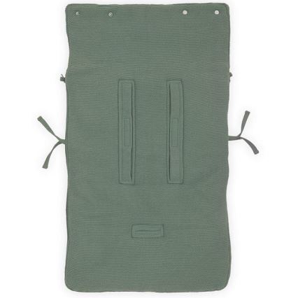 Jollein - Vreća za autosedište fleece BASIC KNIT 42x82 cm Ash Green