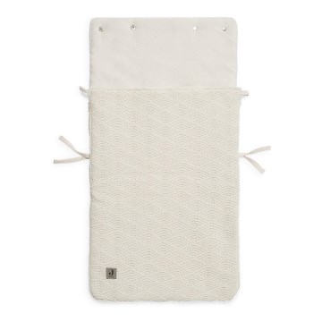 Jollein - Vreća za autosedište RIVER KNIT 42x82 cm Cream White