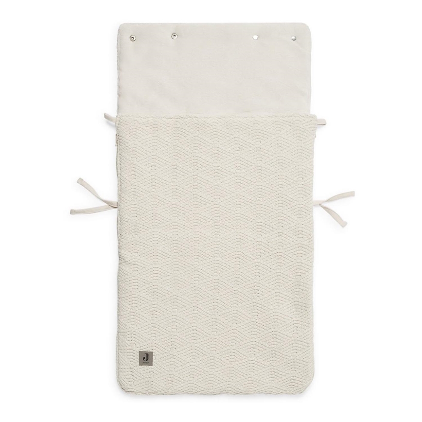 Jollein - Vreća za autosedište RIVER KNIT 42x82 cm Cream White