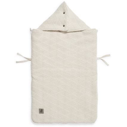 Jollein - Vreća za autosedište RIVER KNIT 42x82 cm Cream White