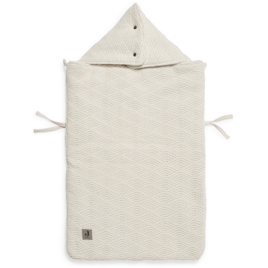 Jollein - Vreća za autosedište RIVER KNIT 42x82 cm Cream White