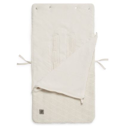 Jollein - Vreća za autosedište RIVER KNIT 42x82 cm Cream White