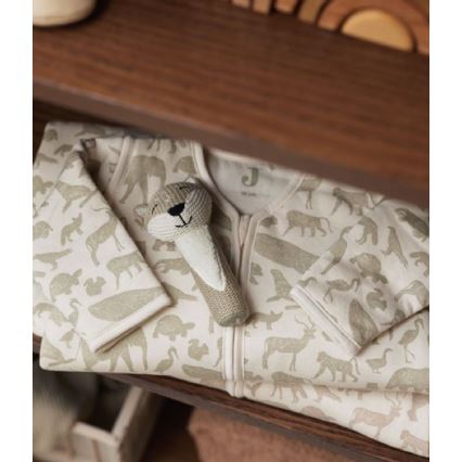 Jollein - Vreća za spavanje 2u1 3-9 meseci 3 TOG Animals Olive Green