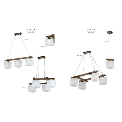 Jupiter 1095 - POK - Zidna lampa POLA 1xE27/60W/230V