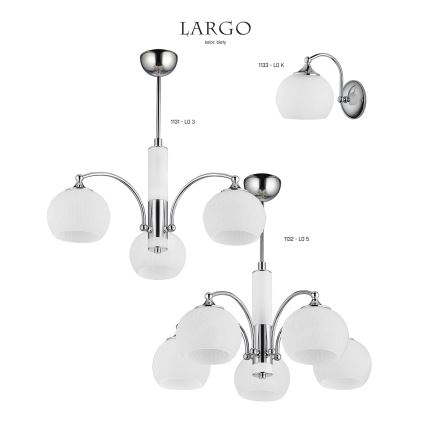 Jupiter 1131 - LO3 - Viseća lampa LARGO 3xE27/60W/230V