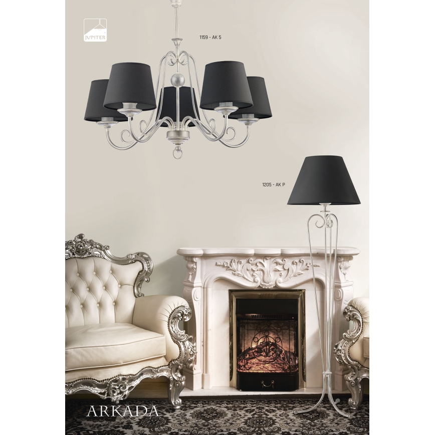 Jupiter 1159 - AK5 - Viseća lampa ARKADA 5xE27/60W/230V