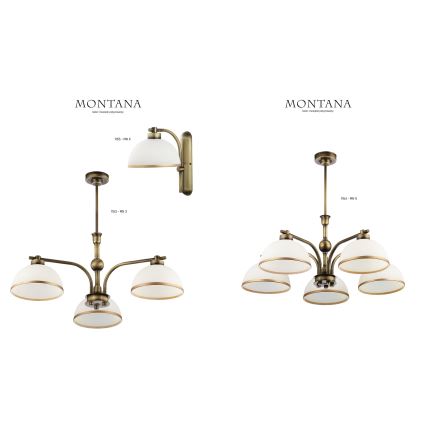 Jupiter 1163 - Viseća lampa MONTANA 3xE27/60W/230V