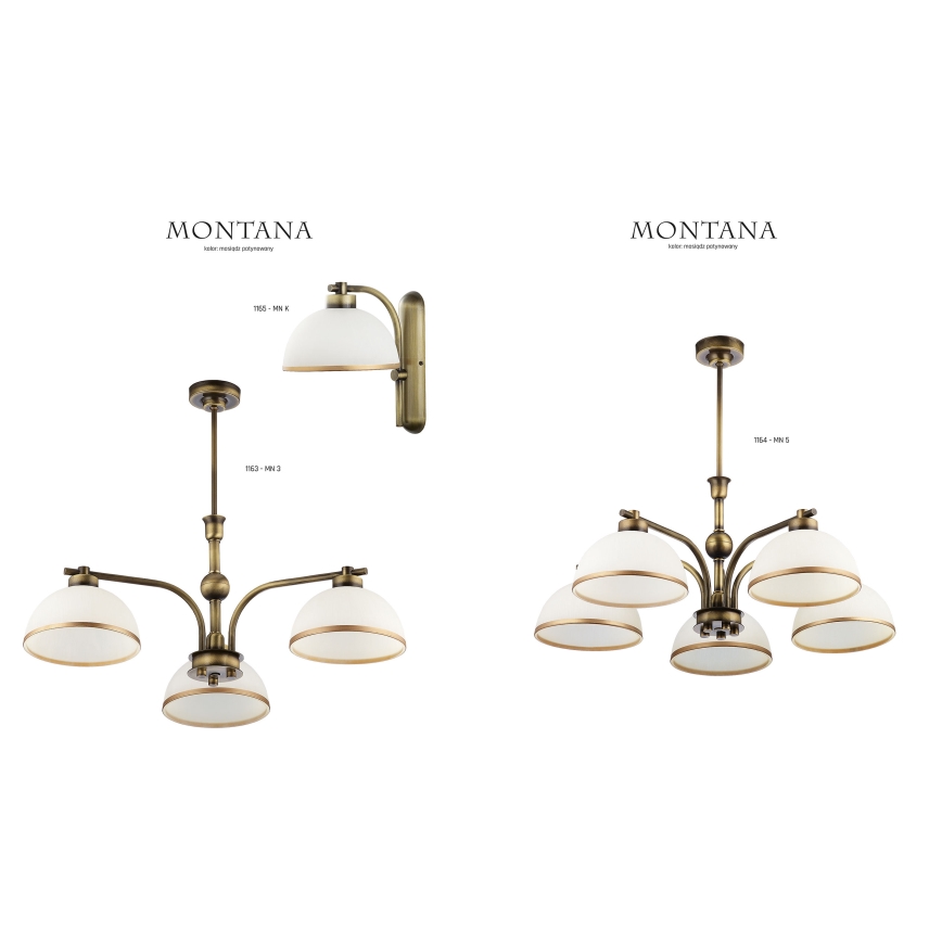 Jupiter 1163 - Viseća lampa MONTANA 3xE27/60W/230V