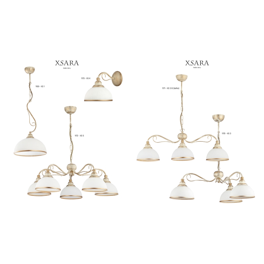 Jupiter 1173 - XS K - Zidna lampa XSARA 1xE27/60W/230V