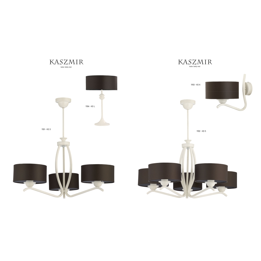 Jupiter 1191 - KS 3 - Viseća lampa KASZMIR 3xE27/60W/230V