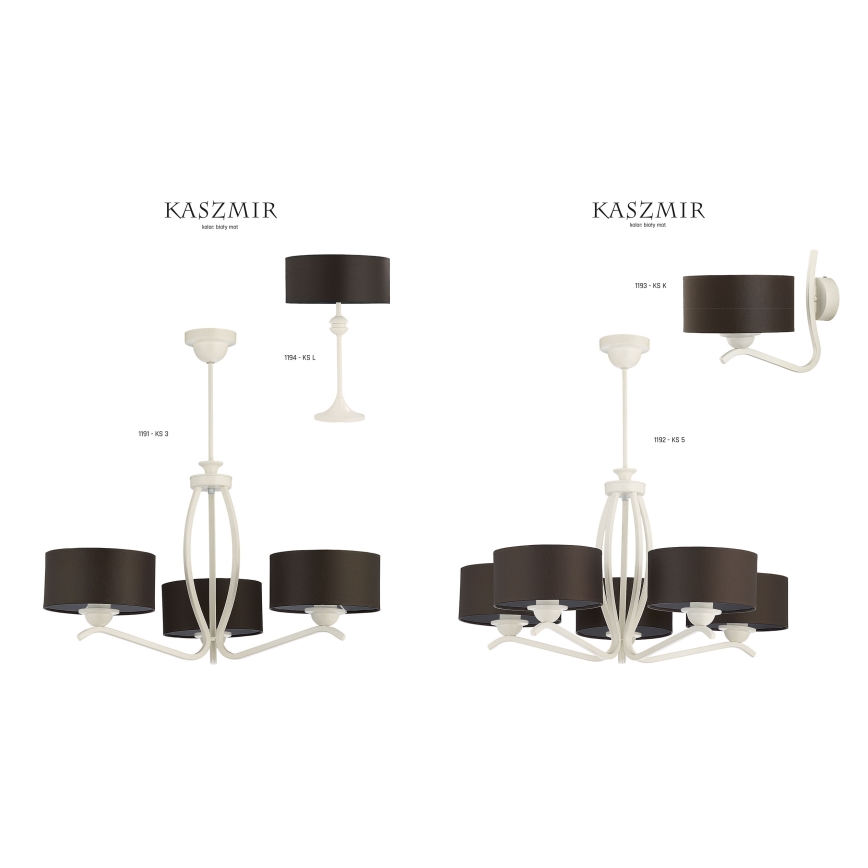 Jupiter 1192 - Viseća lampa KASZMIR 5xE27/60W/230V
