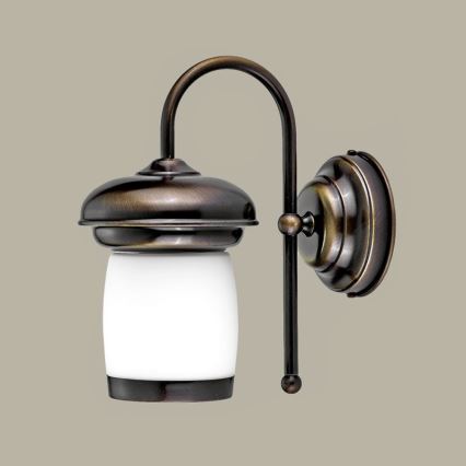 JUPITER 1265-LIVK - Zidna lampa LIV 1xE27/60W patina