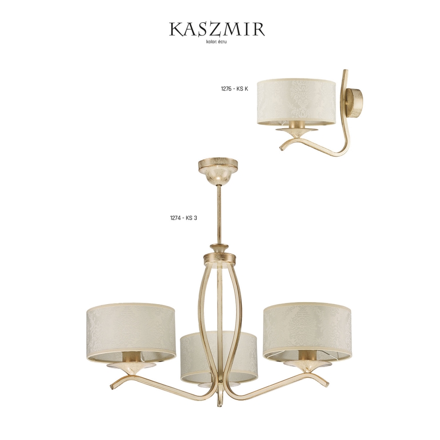 JUPITER 1277-KSLE - Stolna lampa KASZMIR 1xE27/60W