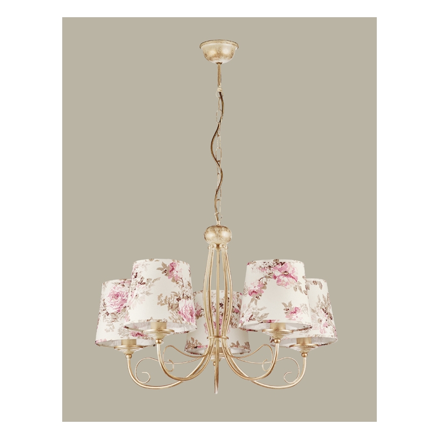 JUPITER 1284-SA5 - Viseća lampa SARA 5xE27/60W