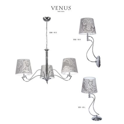 JUPITER 1288-VS3 - Viseća lampa VENUS 3xE27/60W