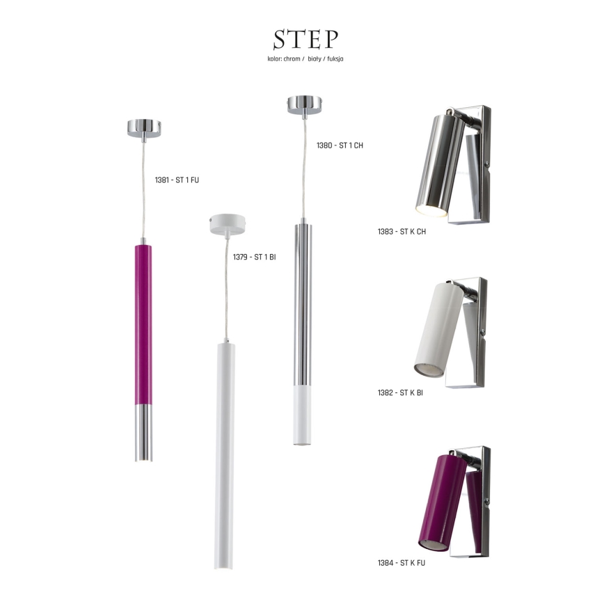 Jupiter 1382 - ST K BI - LED Zidna lampa STEP LED/4,3W/230V