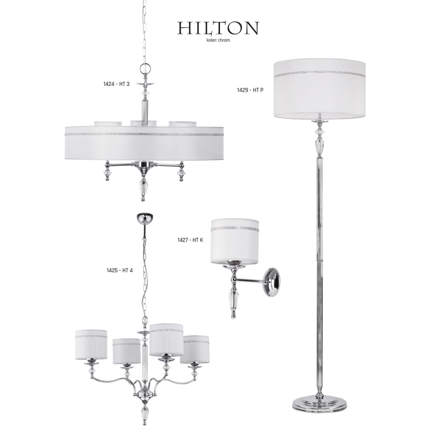 Jupiter 1427 - Zidna lampa HILTON 1xE27/60W/230V
