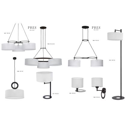 Jupiter 1469 - Zidna lampa PRES 1xE27/60W/230V