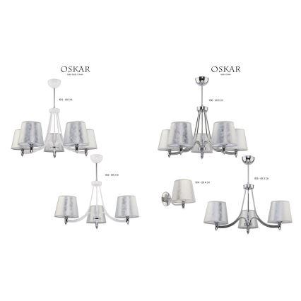 Jupiter 1514 - OR K - Zidna lampa OSKAR E27/60W