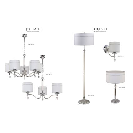 Jupiter 1528 - JU K H - Zidna lampa JULIA II E27/60W