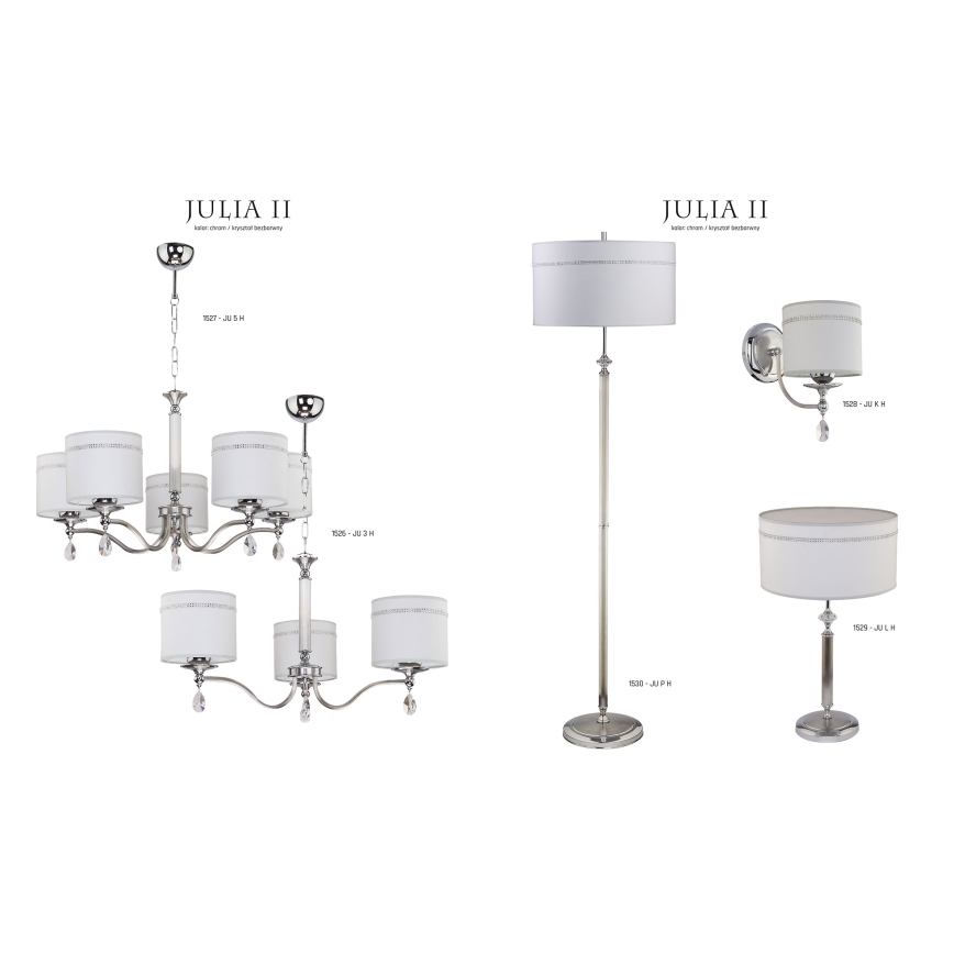 Jupiter 1528 - JU K H - Zidna lampa JULIA II E27/60W