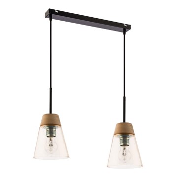 Jupiter 1543 - DM 2 BU - Viseća lampa DOMINO 2xE27/60W