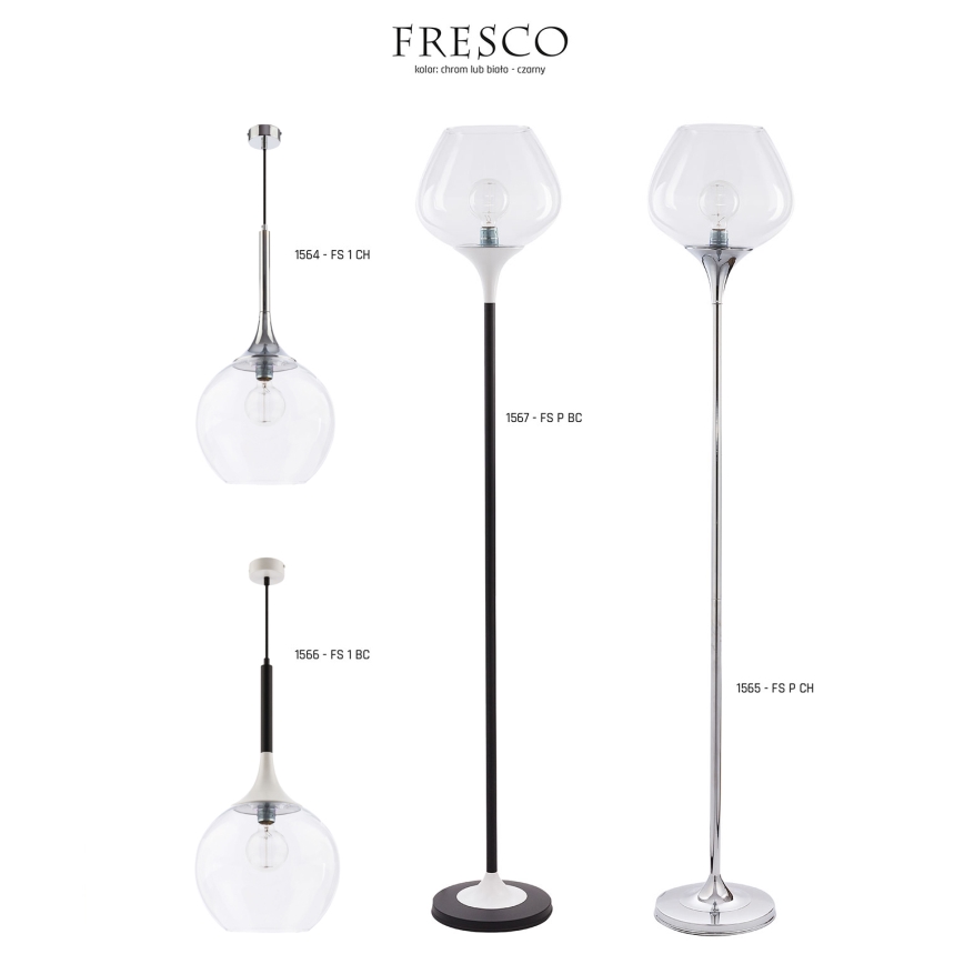 Jupiter 1564 - FS 1 CH - Viseća lampa FRESCO E27/60W