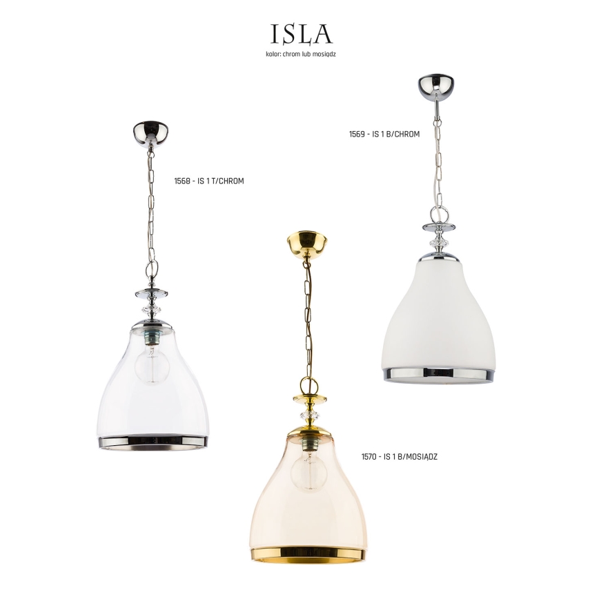 Jupiter 1568 - IS 1 T/C - Viseća lampa ISLA E27/60W