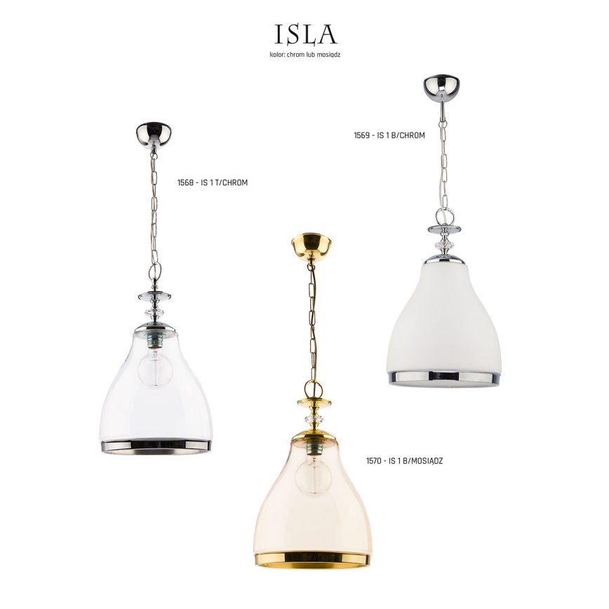 Jupiter 1570 - IS 1 B/M - Viseća lampa ISLA E27/60W