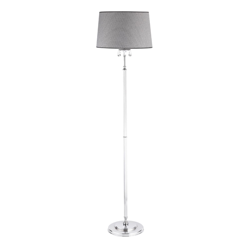 Jupiter 1609 - EG P CH - Kristalna podna lampa EGIDA 3xE27/60W/230V
